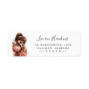 Halloween Return Address Label