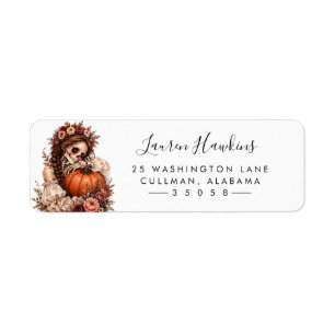 Halloween Return Address Label