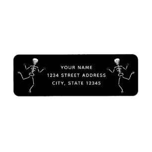 Halloween return-address label