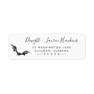 Halloween   Return Address Label