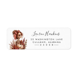 Halloween Return Address Label