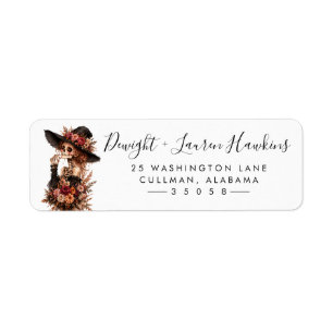 Halloween Return Address Label