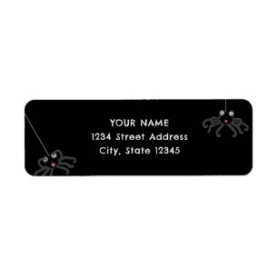 Halloween return-address label
