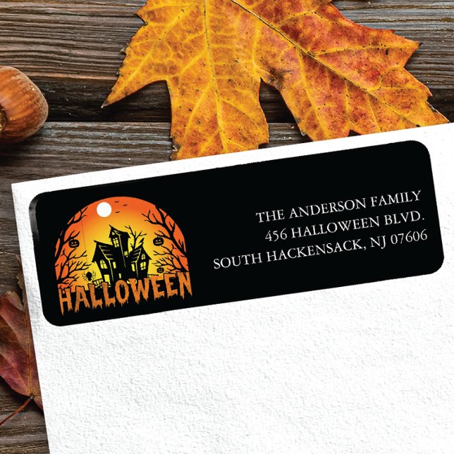 Halloween Return Address Label (Creator Uploaded)