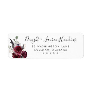 Halloween   Return Address Label