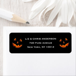 Halloween return-address label