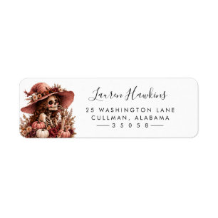 Halloween Return Address Label