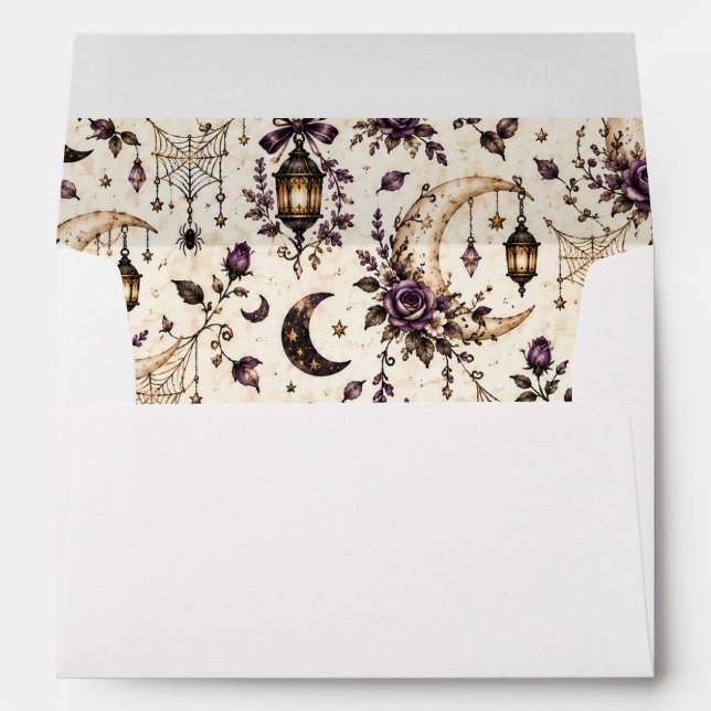 Halloween Return Address on Back Flap Envelope (Back (Bottom))