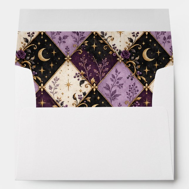 Halloween Return Address on Back Flap Envelope (Back (Bottom))