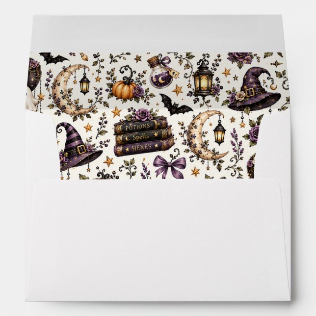 Halloween Return Address on Back Flap Envelope (Back (Bottom))