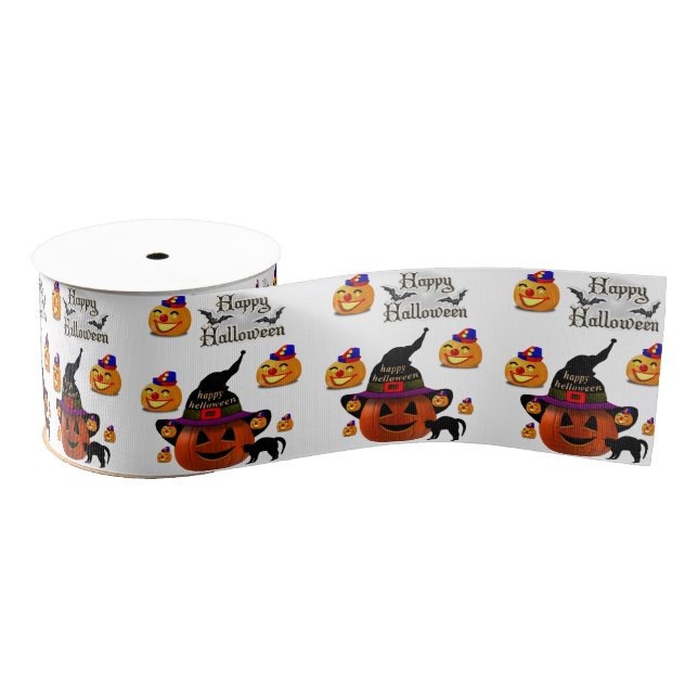 Halloween Ribbon Grosgrain Ribbon (Spool)