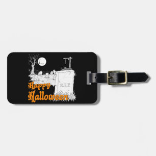 Halloween RIP Luggage Tag