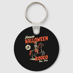 Halloween Rodeo Horse Western Cowboy Fall Autumn S Key Ring