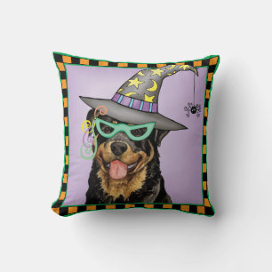 Halloween Rottweiler Cushion