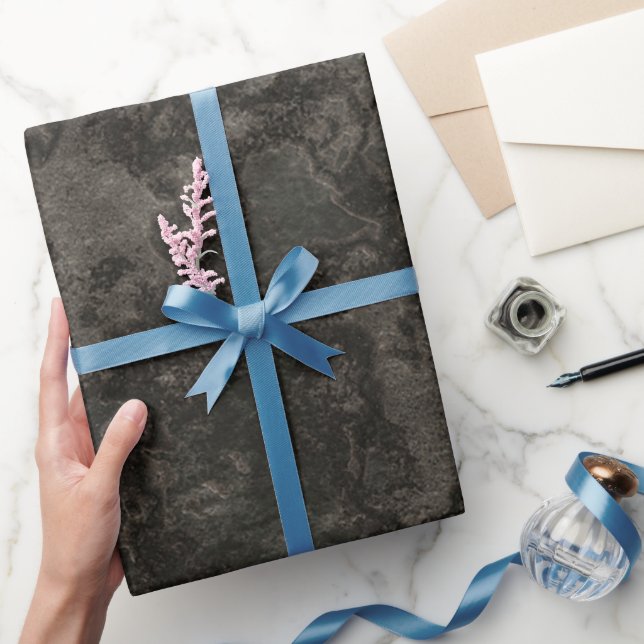 Halloween Rough Stone Wrapping Paper (Gifting)