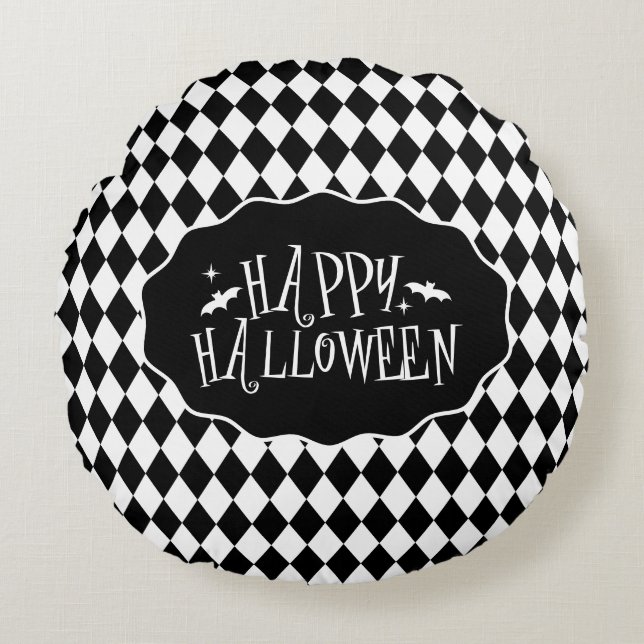 Halloween  round cushion (Front)