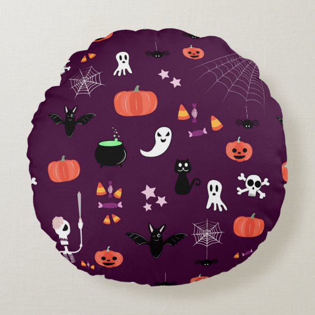 Halloween Round Cushion (Front)
