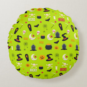Halloween Round Pillow