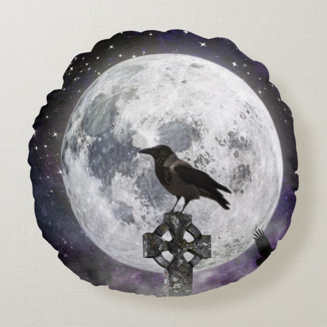 Halloween Round Pillow (Front)