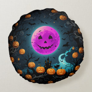 halloween round pillow cushion