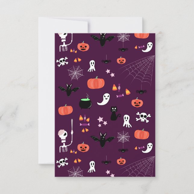 Halloween RSVP Card (Front)