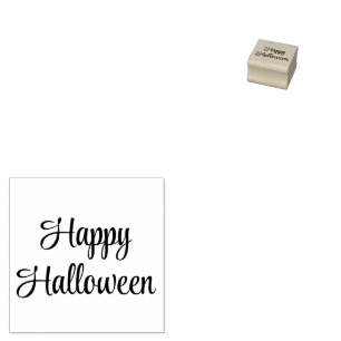 Halloween Rubber Stamp