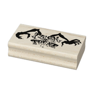 Halloween Rubber Stamp