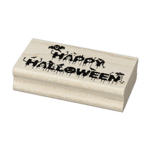 Halloween Rubber Stamp