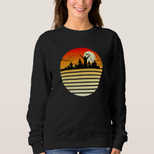 Halloween Runner During Zombie Apocalypse On Vinta Sweatshirt