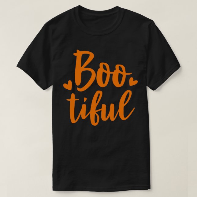 Halloween s amp Gifts Bootiful 2 T-Shirt (Design Front)