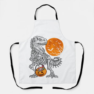 Halloween s for Boys Kids Dinosaur Skeleton T rex Apron