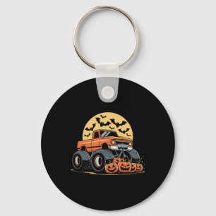 Halloween S For Kids Boys Monster Truck Pumpkins Key Ring