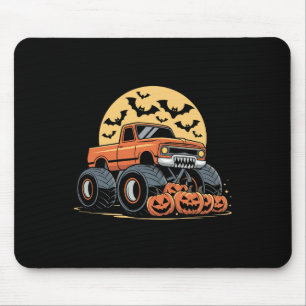 Halloween S For Kids Boys Monster Truck Pumpkins  Mouse Mat