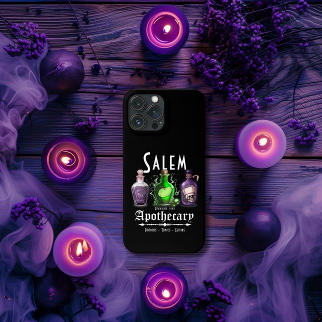 Halloween Salem Apothecary Potions Tonics Elixirs Case-Mate iPhone Case (Creator Uploaded)