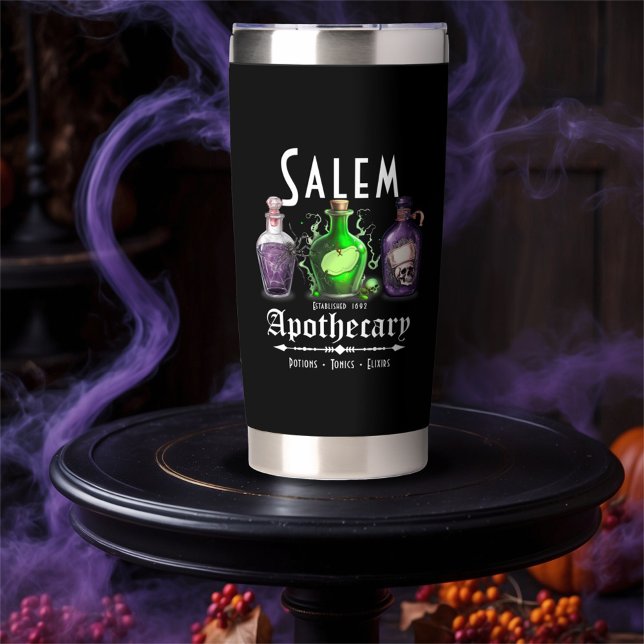 Halloween Salem Apothecary Potions Tonics Elixirs Insulated Tumbler (Creator Uploaded)