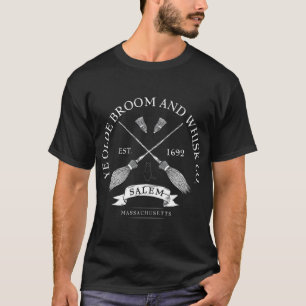 Halloween Salem Broom Company T-Shirt