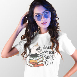 HALLOWEEN SALEM WITCH BOOK CLUB BOOKWORM T-Shirt