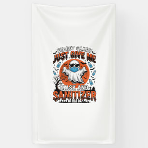 Halloween Sanitizer Funny Ghost Mask Candy_1 Banner