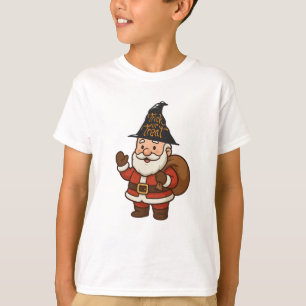 HALLOWEEN SANTA CLAUS TRICK OR TREAT T-Shirt