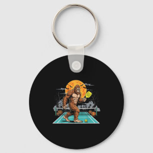 Halloween Sasquatch Ckleball Bigfoot Soky Moon  Key Ring