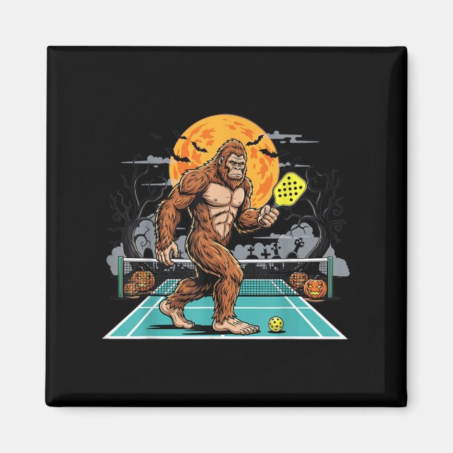 Halloween Sasquatch Ckleball Bigfoot Soky Moon  Magnet (Front)