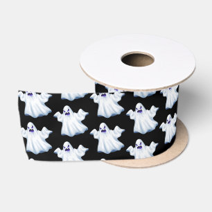 Halloween Satin Ribbon-Ghost Ribbon