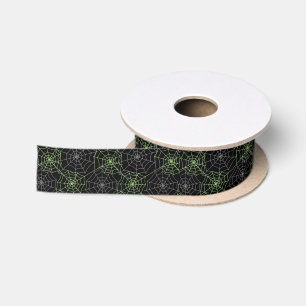 Halloween Satin Ribbon-Spider Webs Ribbon