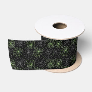 Halloween Satin Ribbon-Spider Webs Ribbon
