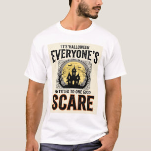 Halloween Scare Everyone Entitled Spooky Vintage_1 T-Shirt