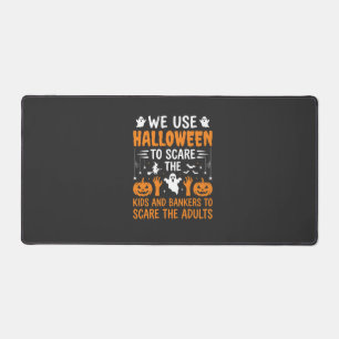 Halloween Scare Kids Bankers Adults Design Desk Mat