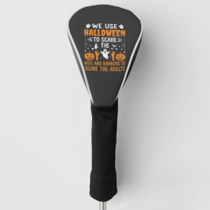 Halloween Scare Kids Bankers Adults Design Golf Head Cover