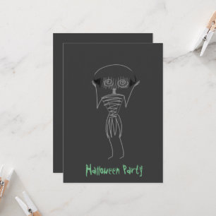 Halloween Scarecrow Card