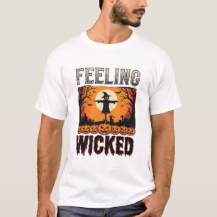 Halloween Scarecrow Feeling Wicked Vintage_1 T-Shirt