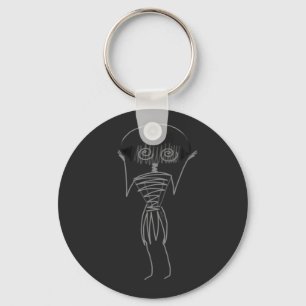 Halloween Scarecrow Key Ring